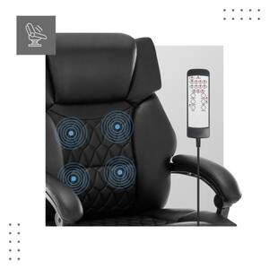 Masážne kancelárske kreslo Boss 6.0 čierne