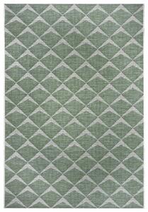NORTHRUGS - Hanse Home koberce Kusový koberec Jaffa 105236 Emerald green Cream – na von aj na doma - 70x140 cm