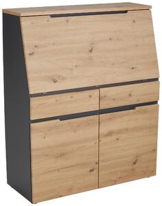 SEKRETÁR, 100/124/41 cm Voleo - Online Only kancelárie, Online Only