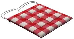 Sedák Karol farba produktu červená látka vzorované