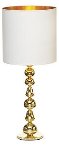 Stolové Lampa DESIGN BY US, Biela, Obývacia izba, Mosadz