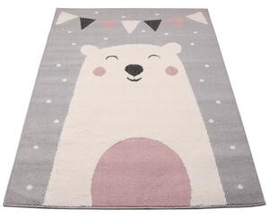 Koberec SKANDI KIDS A1098A sivý / krémový
