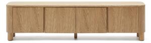 TV stolík v dekore jaseňa v prírodnej farbe 200x52x40 cm Salaya – Kave Home