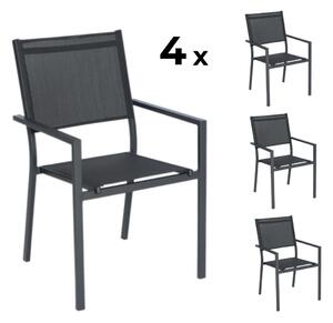 Záhradné stoličky DITTE | 4 kusy