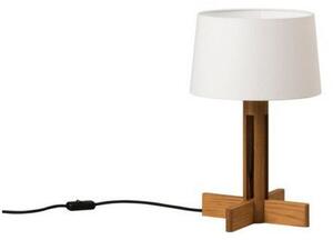 Stolové Lampa Santa & Cole, stmievateľné, Biela, Obývacia izba, Drevo