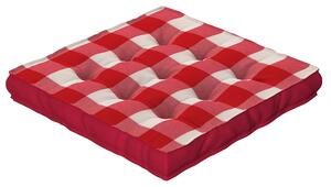 Sedák Kamil s úchytom farba produktu červená látka vzorované