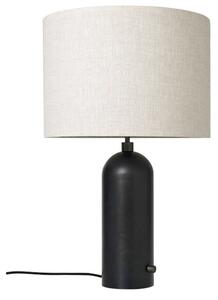 Stolové Lampa GUBI, stmievateľné, Čierna, Obývacia izba, Mramor
