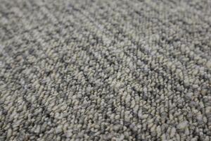 Vopi koberce Kusový koberec Alassio šedobéžový okrúhly - 100x100 (priemer) kruh cm