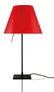 Stolové Lampa Luceplan, Červená, Obývacia izba, Hliník