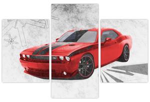 Dodge Challenger - obraz autá (Obraz 90x60cm)