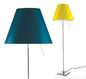Stojacie Lampa Luceplan, stmievateľné, Sivá, Obývacia izba, Hliník