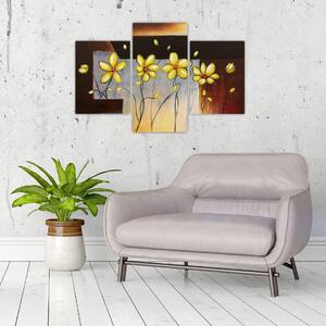 Obraz kvetín na stenu (Obraz 90x60cm)