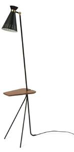 Stojacie Lampa Warm Nordic, Čierna, Obývacia izba, Kov, Vintage