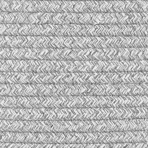 Súprava 2 úložných košov sivá bavlna ručne vyrobené jednofarebné textilné koše na bielizeň s držadlami