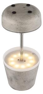 Globo 36638SA - LED Solárna lampa 10xLED/0,06W/3V IP44 šedá