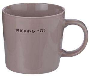GOOD VIBES Hrnček "Fucking Hot" 400 ml - fialová
