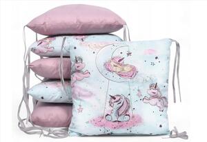 Vulpi Modulový vankúšový mantinel do postieľky Basic Pillow Farba: jednorožec