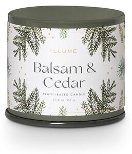 Vonná sójová sviečka doba horenia 50 h Balsam & Cedar – ILLUME x Bloomingville