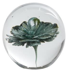 Sklenené tažidlo (výška 8 cm) Flower – Light & Living