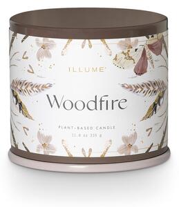 Vonná sójová sviečka doba horenia 50 h Woodfire – ILLUME x Bloomingville