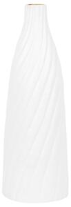 Dekoratívna váza biela 45 cm keramická minimalistická moderná škandinávsky štýl