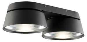 Stropné Lampa LIGHT-POINT, Čierna, Obývacia izba, Hliník