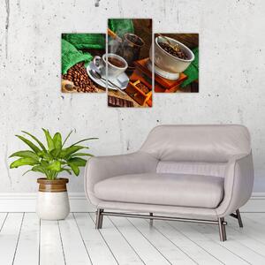 Obraz kávového zátišie (Obraz 90x60cm)