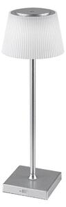 Rabalux 76013- LED Stmievateľná nabíjacia stolná lampa TAENA 4W/3,7V IP44 strieborná