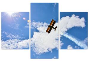 Obraz letiaceho lietadla (Obraz 90x60cm)