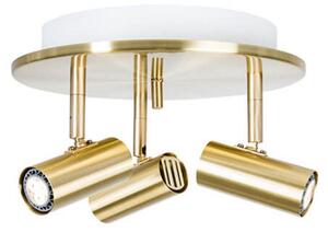 Cato Triospot Stropné Lampa Polished Brass