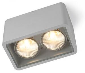 Stropné Lampa Trizo21, Metalická, Obývacia izba, Hliník