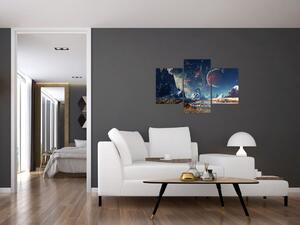 Abstraktný obraz na stenu (Obraz 90x60cm)
