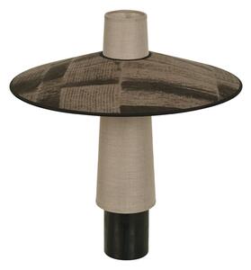 Stolové Lampa Forestier, Thésée, Sivá, Obývacia izba, Tkanina / Textil, Boho