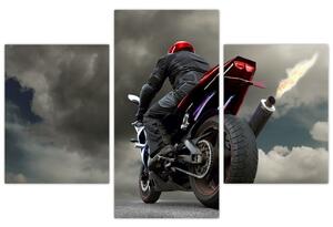 Obraz motorkárov (Obraz 90x60cm)