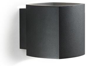 Nástenné Svietidlo LIGHT-POINT, stmievateľné, Čierna, Terasa, Hliník