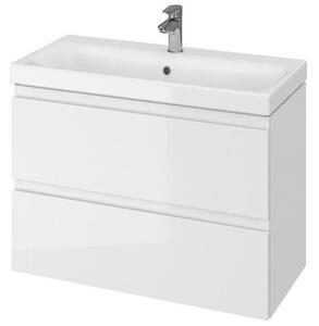 Kúpeľňová skrinka s umývadlom Cersanit Moduo 79,5x57x37,5 cm biela S801-225-DSM S801-225-DSM