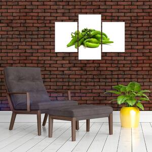 Zelené papričky - obraz (Obraz 90x60cm)
