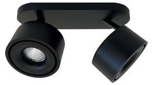 Stropné Lampa ANTIDARK, Čierna, Obývacia izba, Hliník