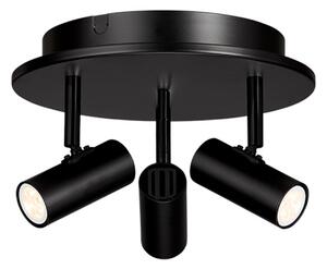 Cato Triospot Stropné Lampa Mat Čierna/Matný Čierna