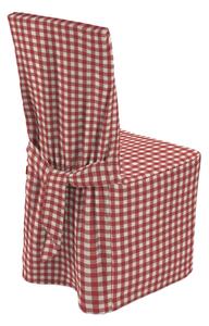 Návlek na stoličku farba produktu červená látka vzorované