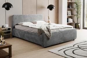 ČALÚNENÁ POSTEĽ, 140/200 cm, sivá MID.YOU - Online Only spálne, Online Only
