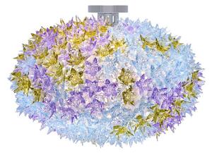 Stropné Lampa Kartell, Bloom C1, Fialová, Obývacia izba, Plast, Dizajnový