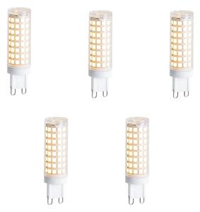 Sada 5 stmievateľných LED žiaroviek G9 5,5 W 500 lm 2700 K
