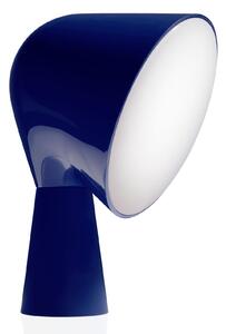 Stolové Lampa Foscarini, Binic, Modrá, Obývacia izba, Plast, Dizajnový
