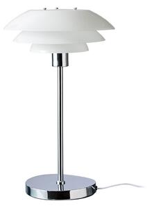 Stolové Lampa Dyberg Larsen, DL31, Biela, Obývacia izba, Sklo, Škandinávsky