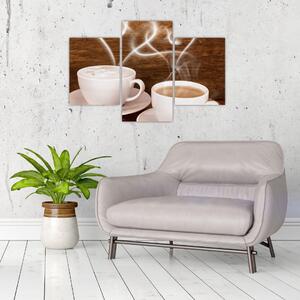 Kávové šálky - obrazy (Obraz 90x60cm)
