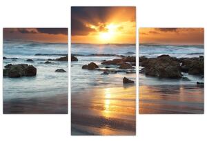 Západ slnka pri mori, obraz (Obraz 90x60cm)