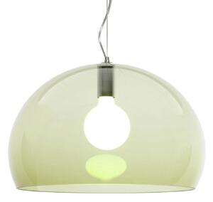 Závesné svietidlá Kartell, FL/Y, stmievateľné, Zelená, Obývacia izba, Plast, Dizajnový