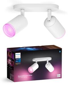 Philips - LED RGBW Stmievateľné bodové svietidlo Hue FUGATO 2xGU10/4,2W/230V biela