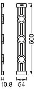 Osram - LED podlinkové svietidlo so senzorom LINEAR MAGNET LED/9,5W/230V 60 cm biela